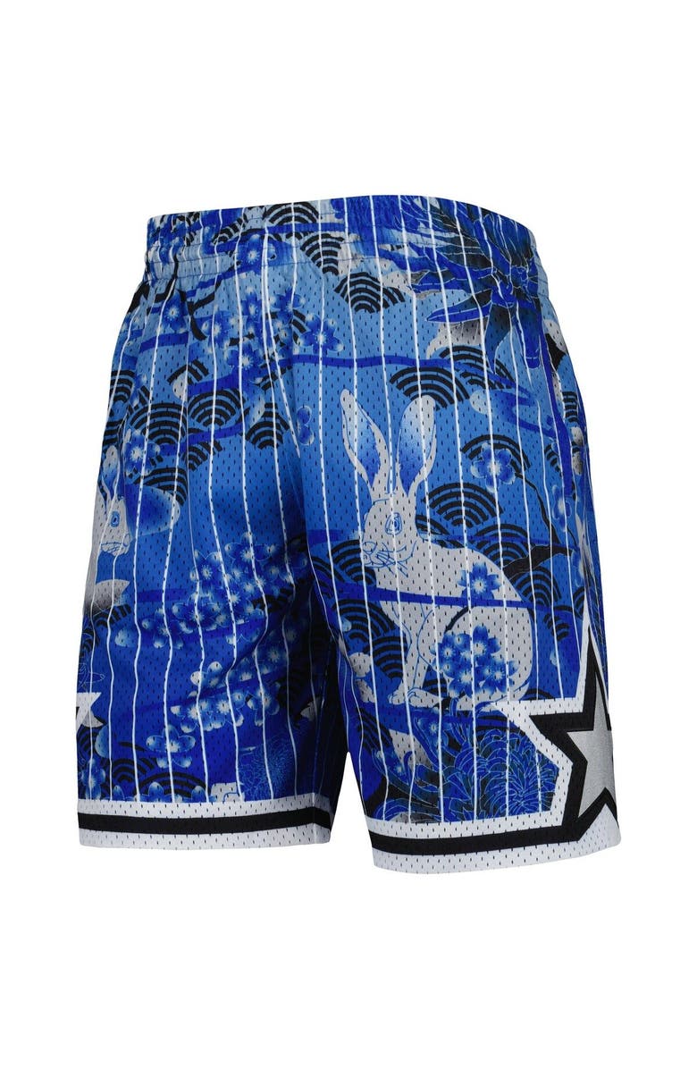 Mitchell & Ness Men's Mitchell & Ness Blue Orlando Magic Lunar New Year Swingman Shorts, Alternate, color, 