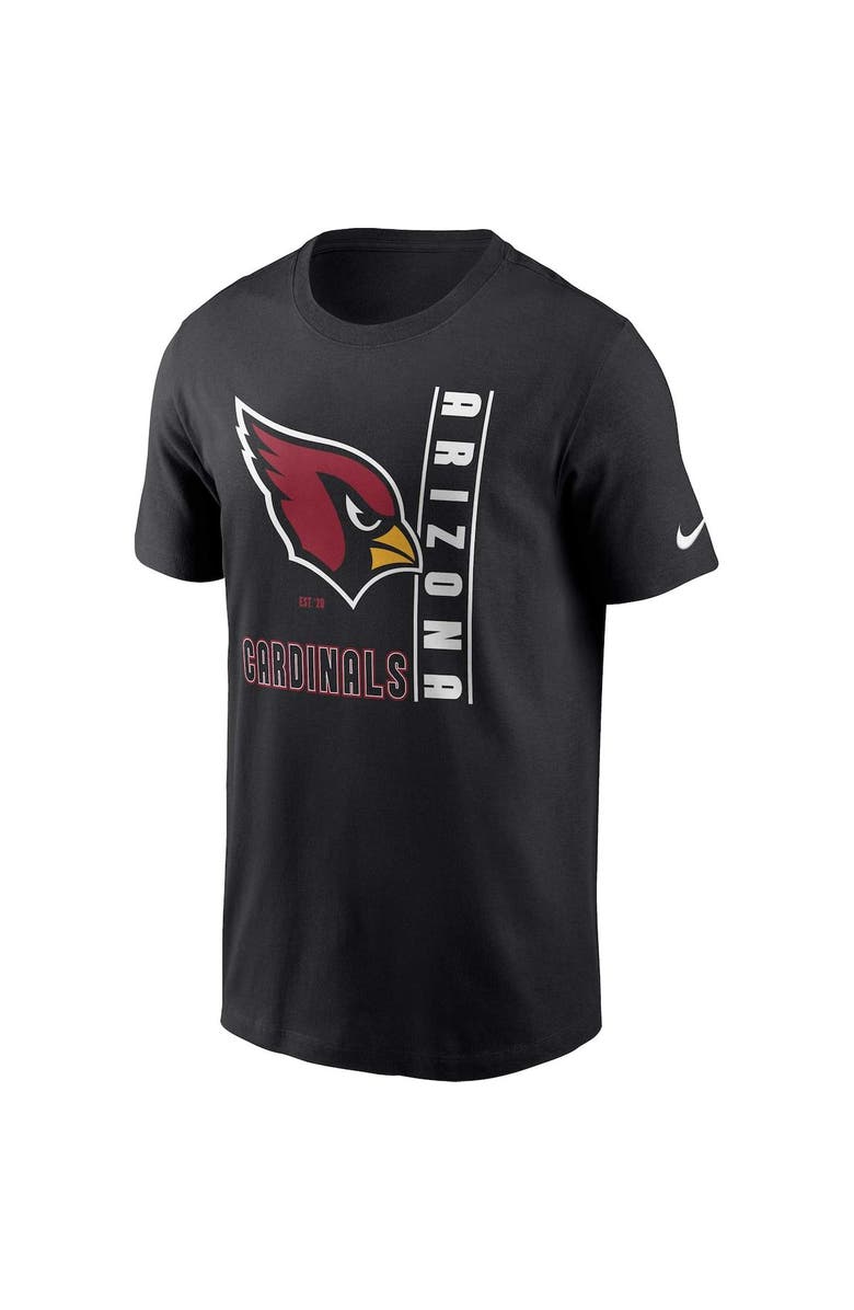 Nike Men's Nike  Black Arizona Cardinals Lockup Essential T-Shirt, Alternate, color, 