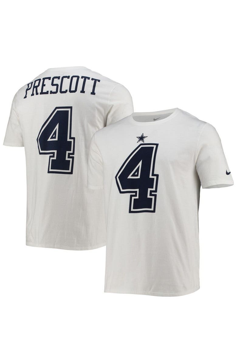 Nike Men's Nike Dak Prescott White Dallas Cowboys Player Pride Color Rush Name & Number T-Shirt, Alternate, color, 