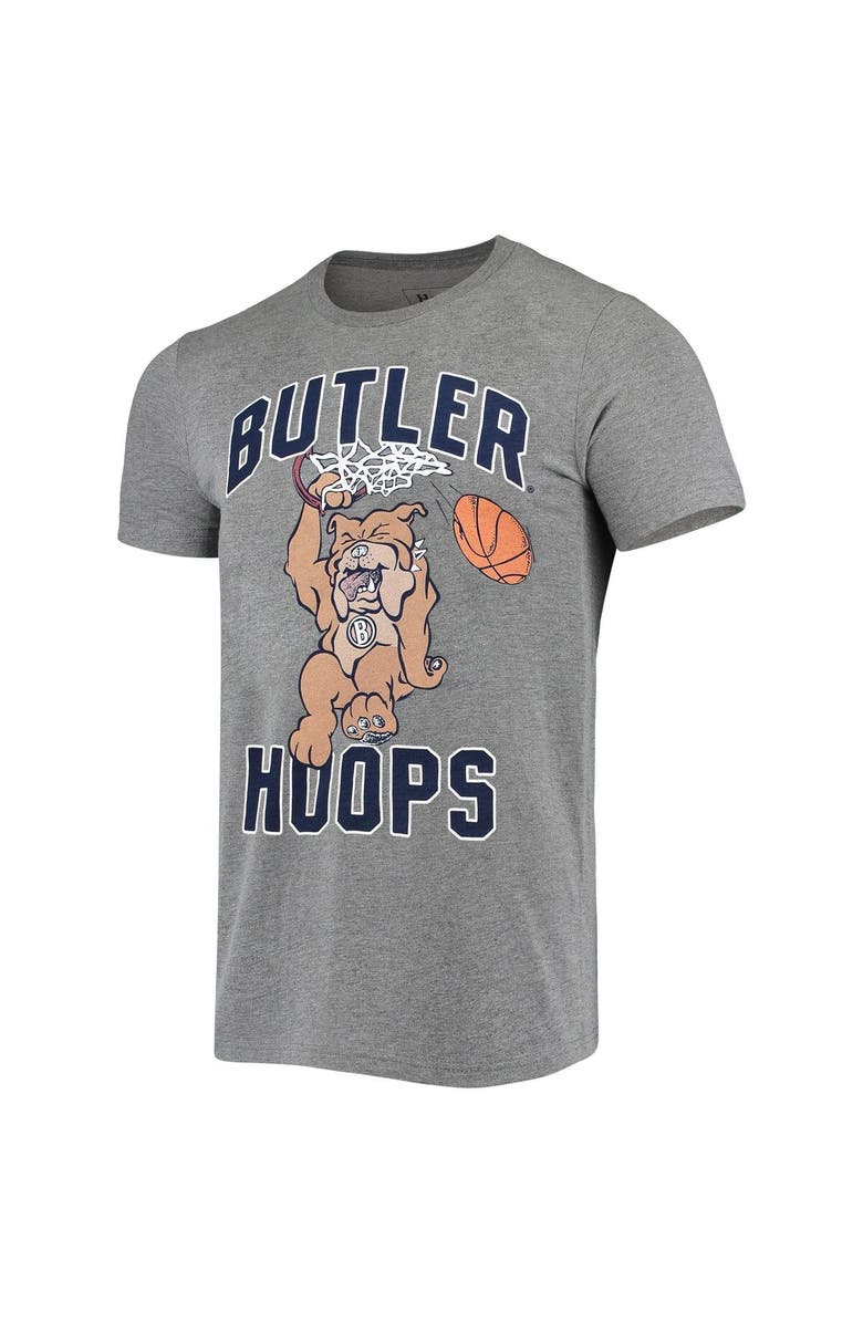 HOMEFIELD Men's Homefield Heather Gray Butler Bulldogs Vintage Dunking Bulldog T-Shirt, Alternate, color, 