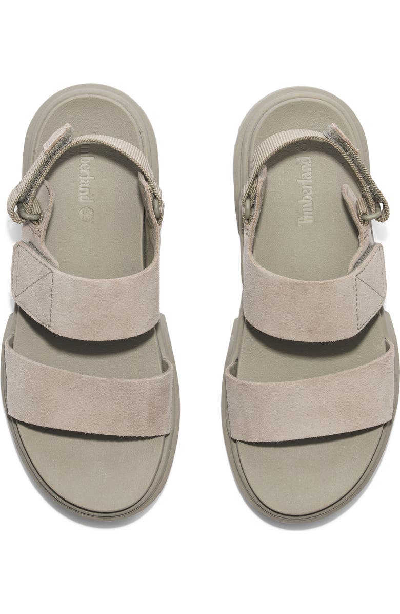 Timberland Greyfield 2 Sandal, Alternate, color, Light Taupe Suede