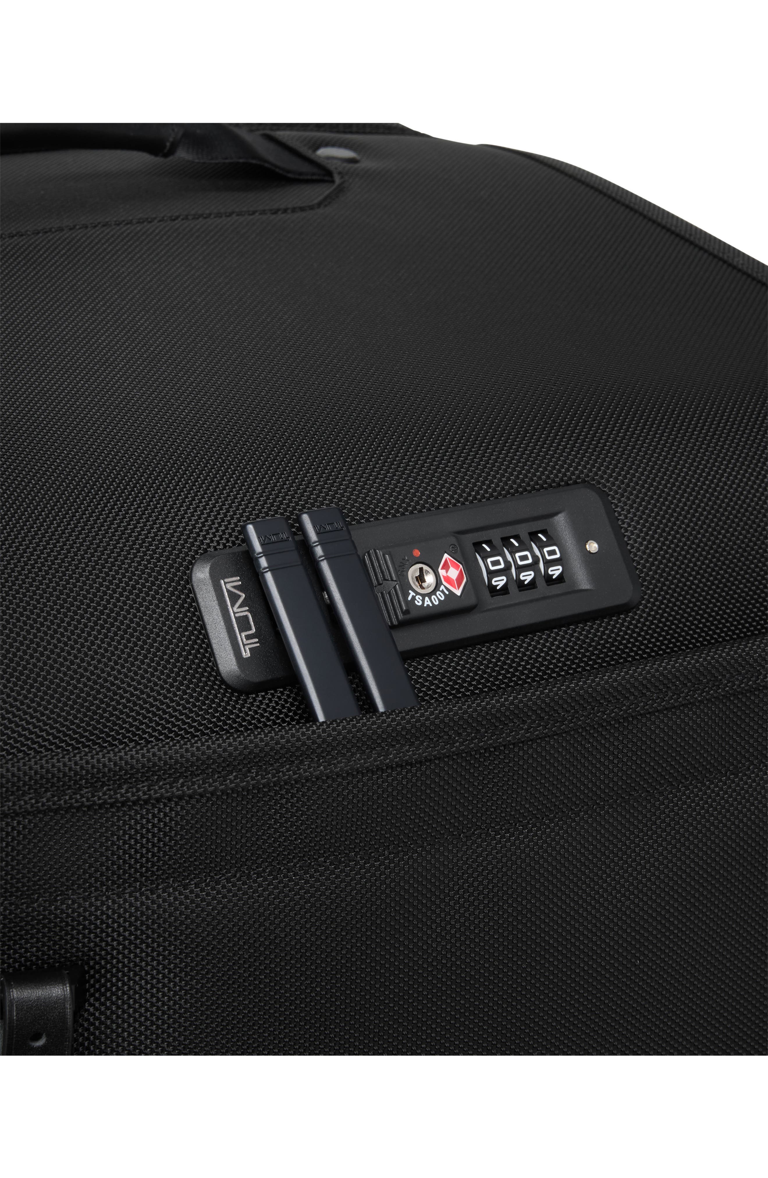 Large Two Wheel Duffel, Alternate, color, BLACK