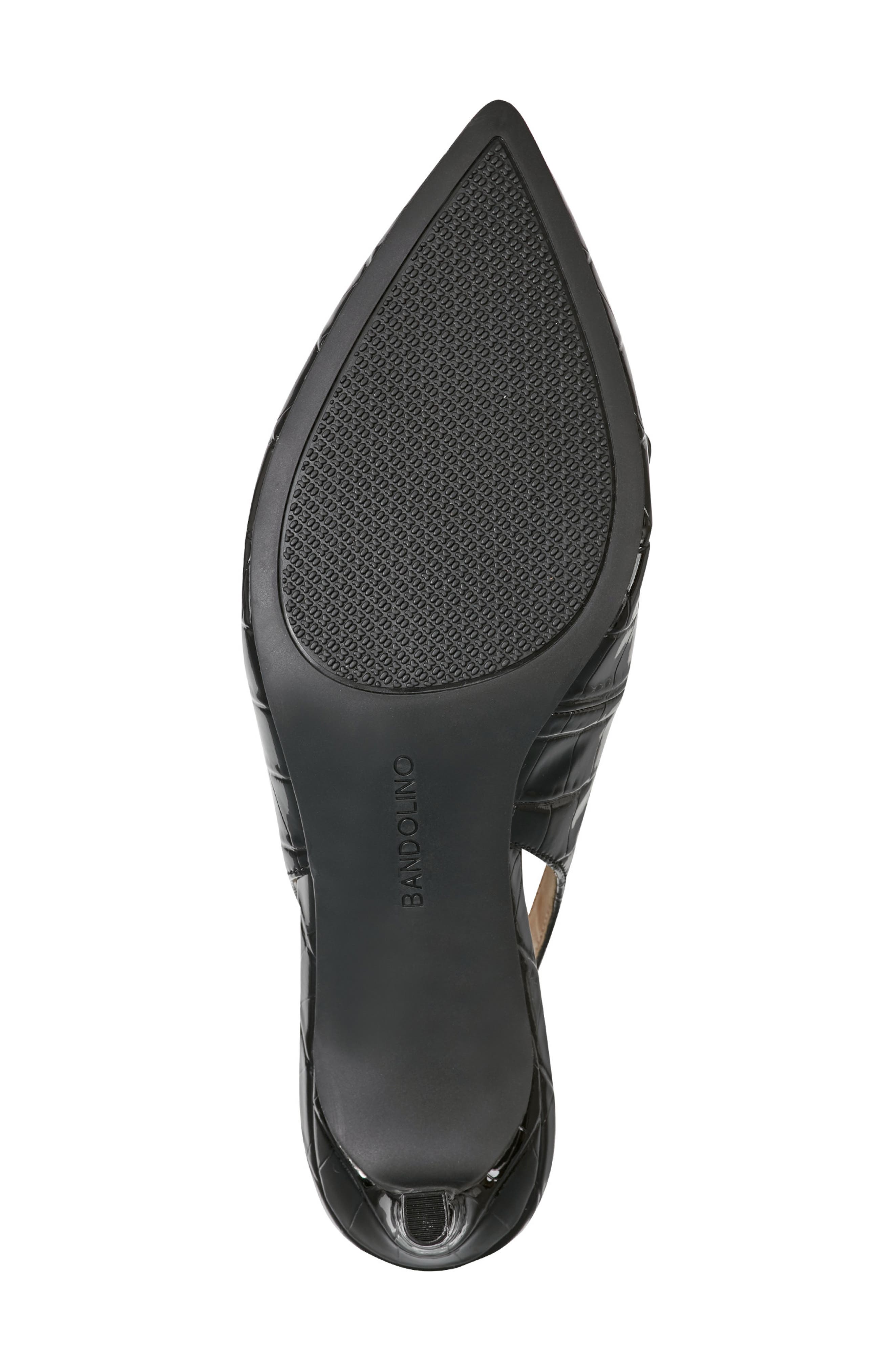 Bandolino Shane Slingback Pump, Alternate, color, Black Emobssed