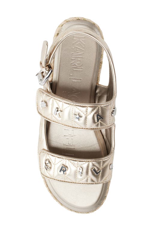 KARL LAGERFELD KARL LAGERFELD CHARLAY SLINGBACK SANDAL 