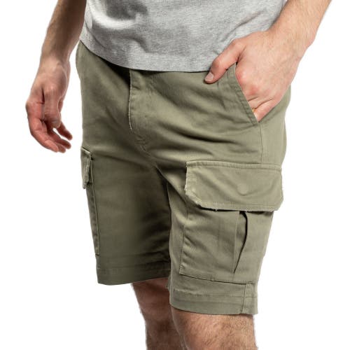 Peter Manning Cargo Shorts In Olive