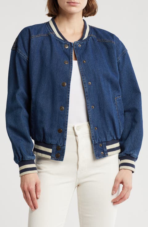 Denim Bomber Jacket