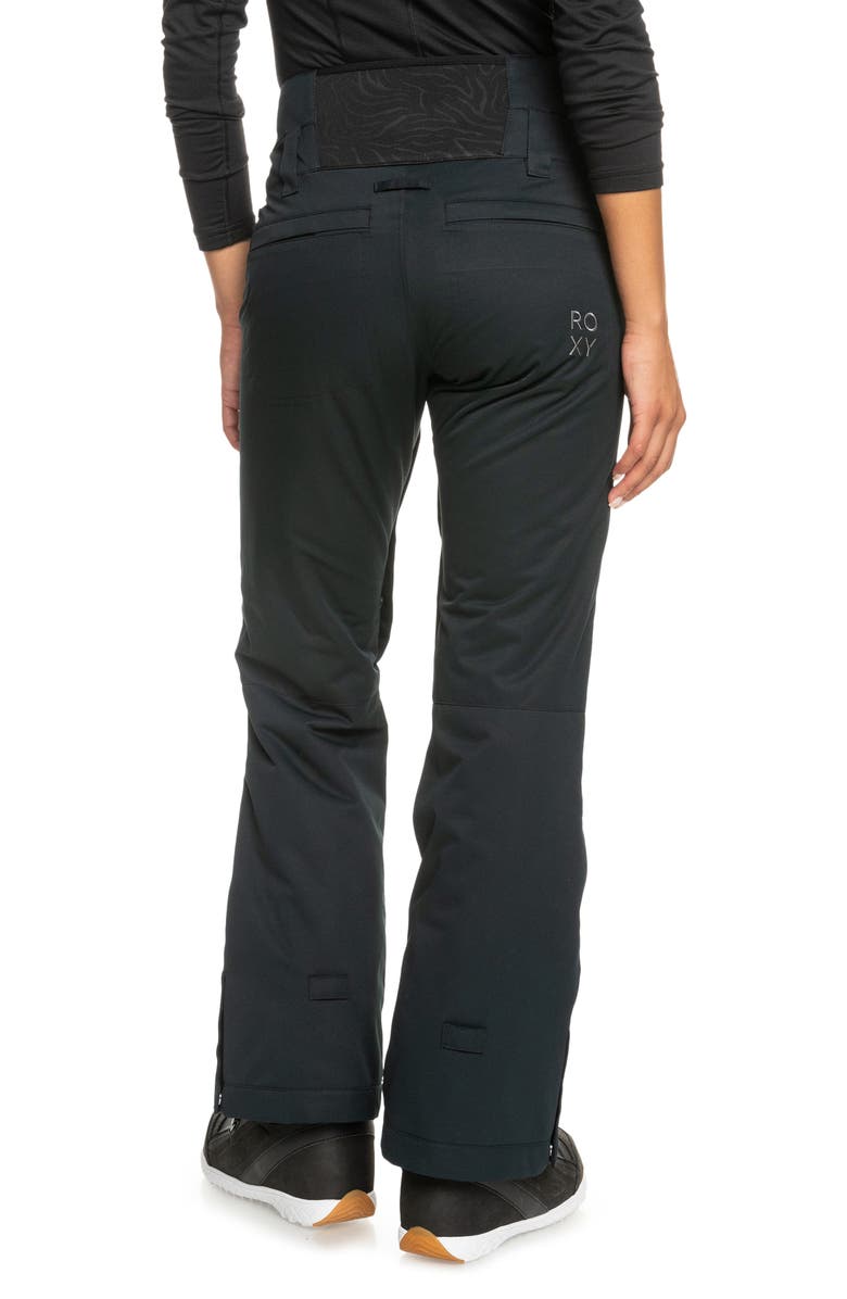 Roxy Diversion Insulated Water Repellent Snow Pants, Alternate, color, 