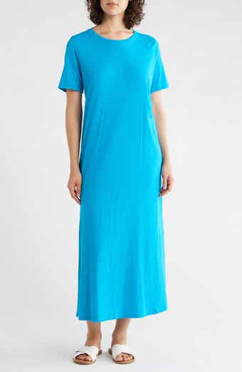 Creneck Organic Cotton Maxi T-Shirt Dress
