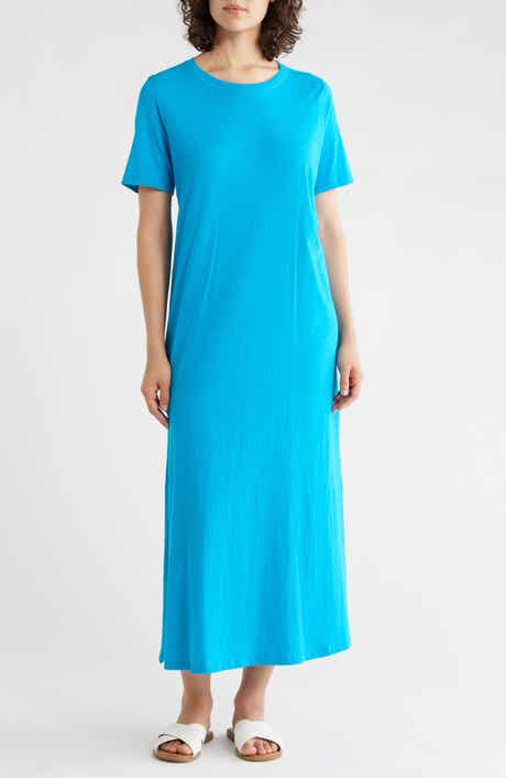 Creneck Organic Cotton Maxi T-Shirt Dress