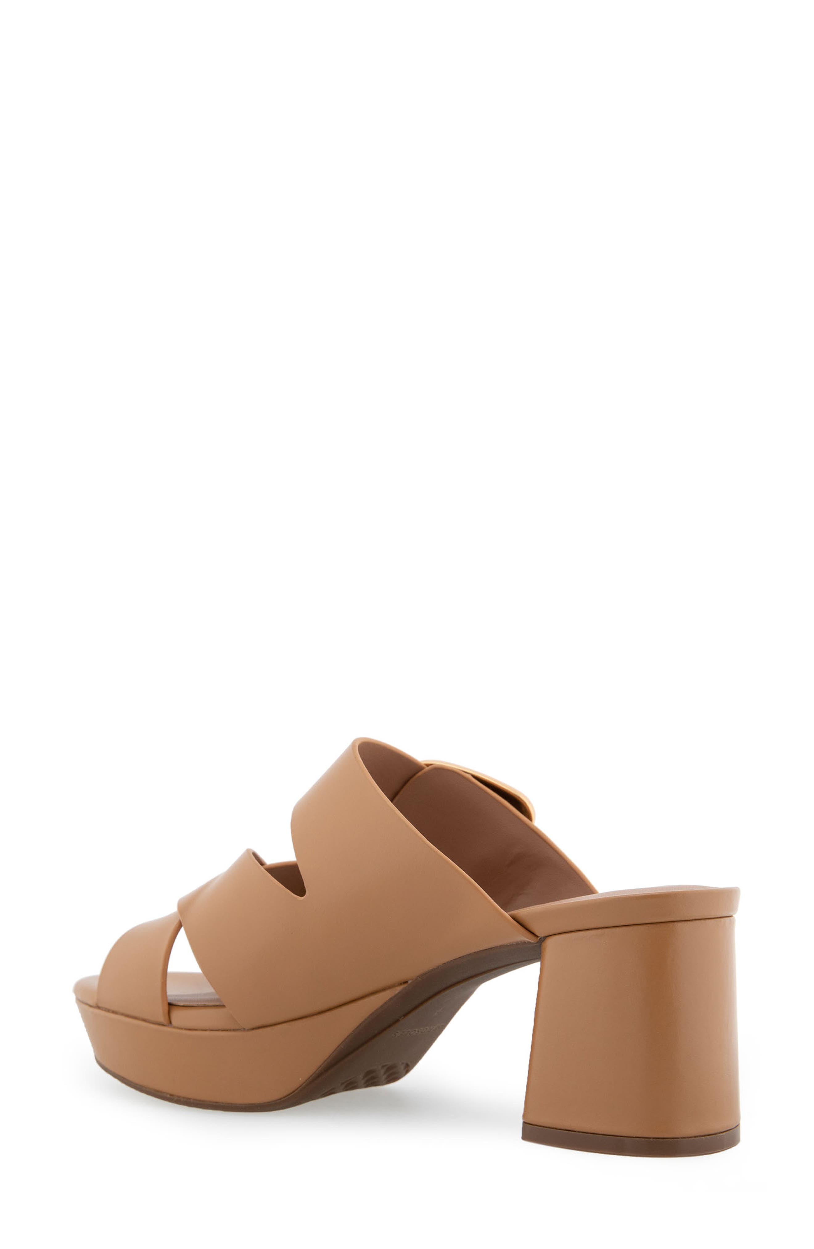 Collin Platform Sandal, Alternate, color, DOE LEATHE