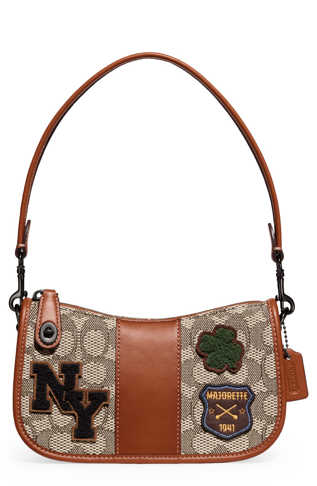 COACH Originals Signature Appliqué Shoulder Bag, Main, color, 