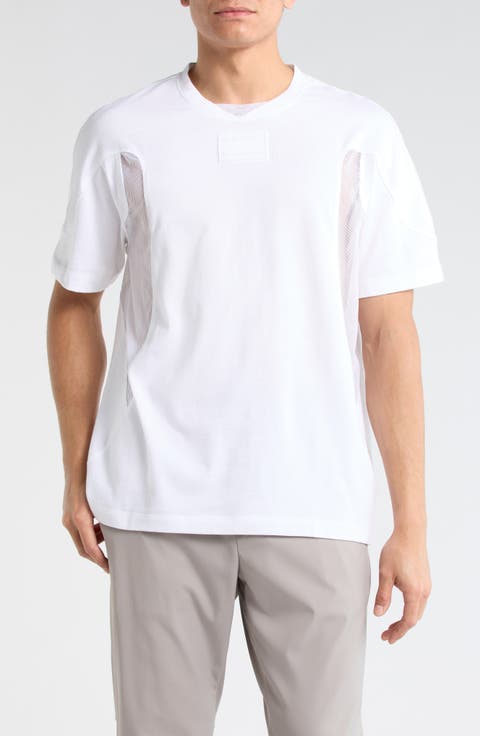 Sport Seam Mesh Paneled T-Shirt