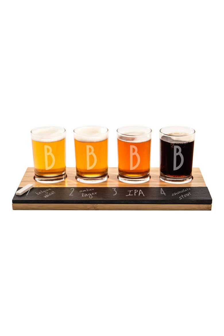 Personalized Craft Beer Tasting Flight, Alternate, color, BLANK