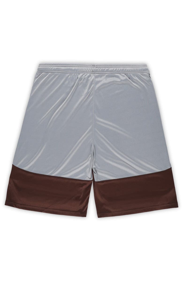 FANATICS Men's Fanatics Branded Brown Cleveland Browns Big & Tall Team Logo Shorts, Alternate, color, Brown