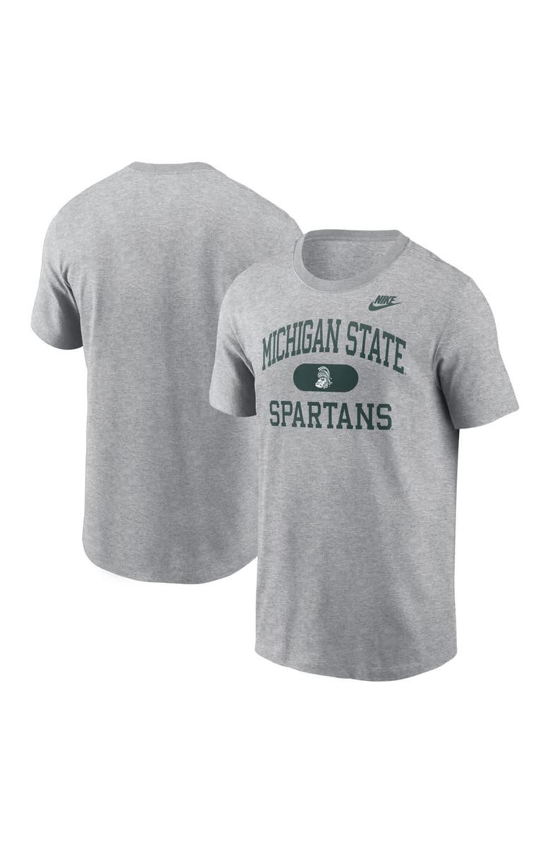 Nike Men's Nike Heather Gray Michigan State Spartans Legacy Alma Mater T-Shirt, Main, color, Heather Gray