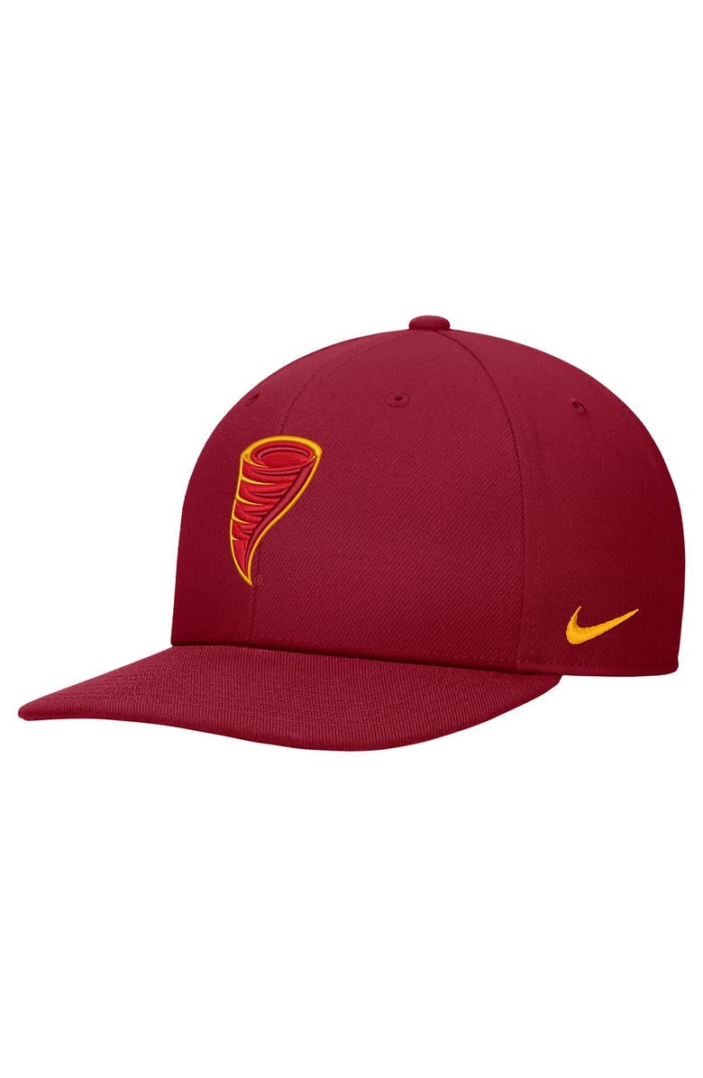 Nike Men's Nike Cardinal Iowa State Cyclones Pro Snapback Hat, Main, color, 