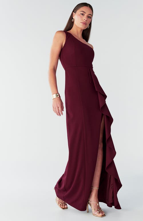 Bwldr Catia Dress In Burgundy