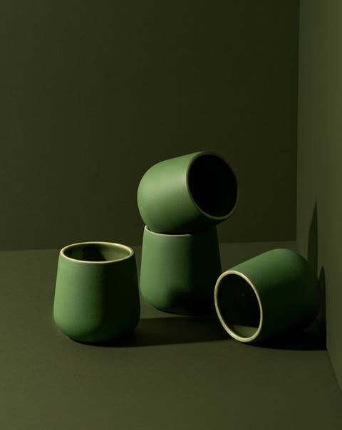 Stoneware Coffee & Tea Cup | Edan 7.5 oz - Set of 4