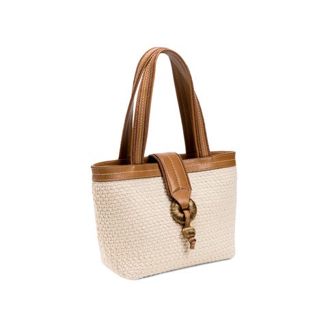 Boho Chic Small Off White Tote Bag