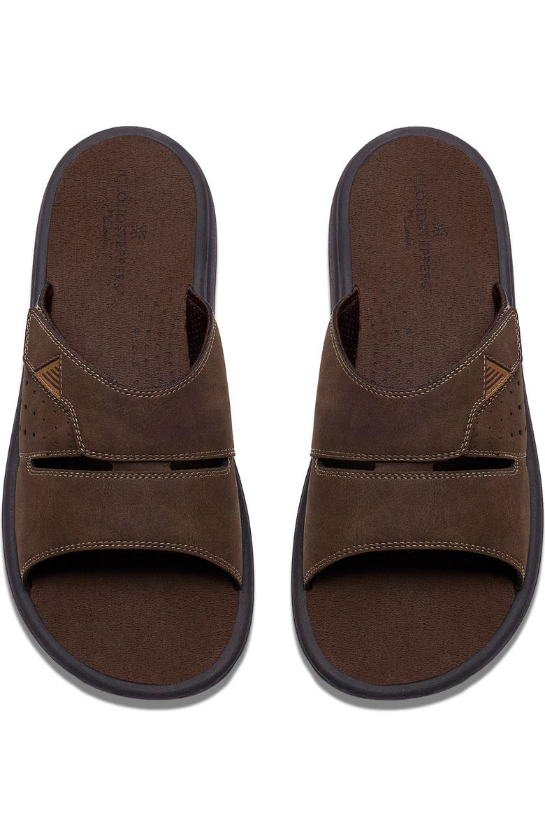 Clarks<sup>®</sup> Breeze Slide Sandal, Alternate, color, Dark Brown