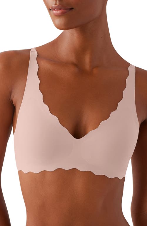 b.tempt'D by Wacoal B.Wow'd Wireless Convertible T-Shirt Bra in Blush Pink at Nordstrom, Size Xx-Large