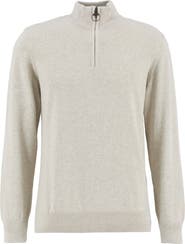 Barbour Cotton Half Zip Sweater