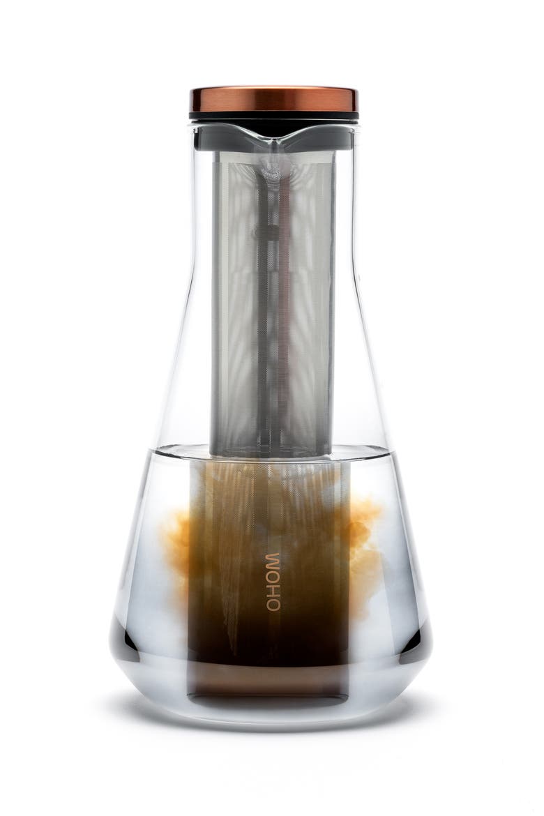 Sio Cold Brew Pitcher, Alternate, color, SMOKED GLASS