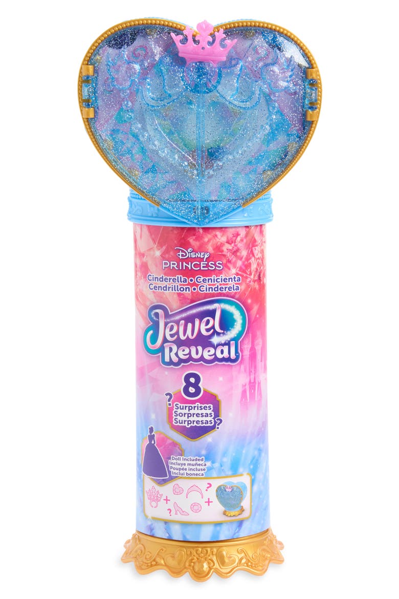 Jewel Reveal™ Cinderella Doll with 8 Surprises, Main, color, ASST