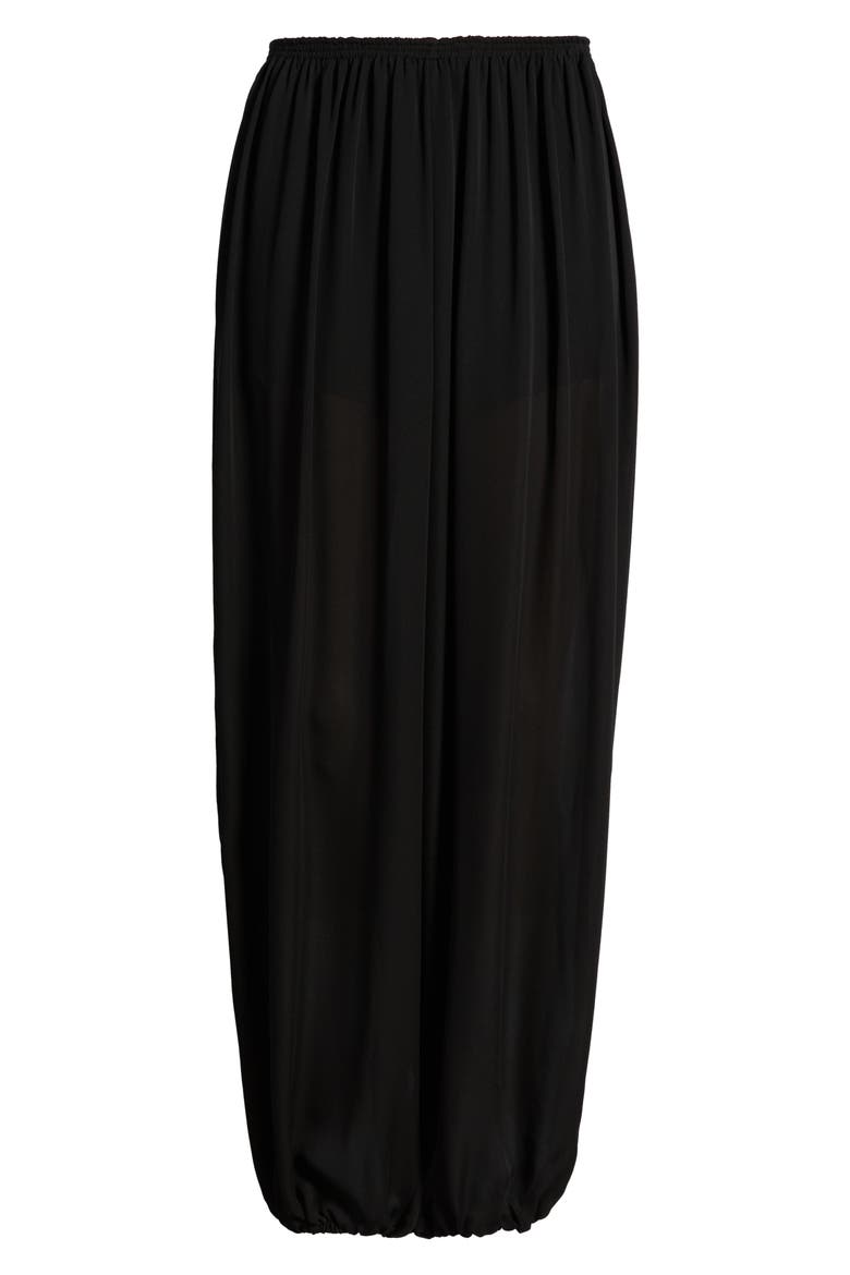 The Silk Balloon Pants, Alternate, color, BLACK
