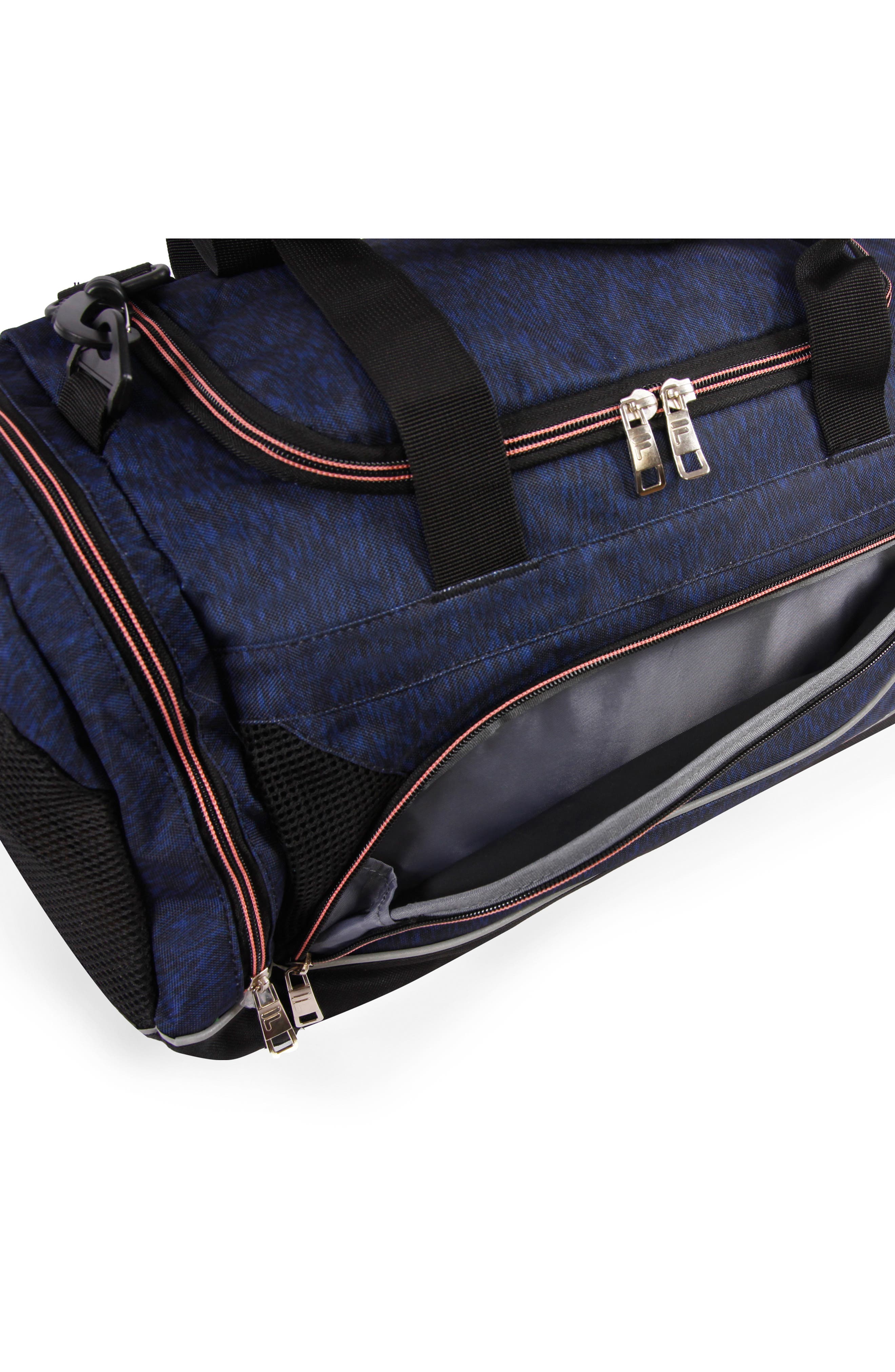 FILA Sprinter 19-Inch Duffle Bag, Alternate, color, Static Blue / Pink