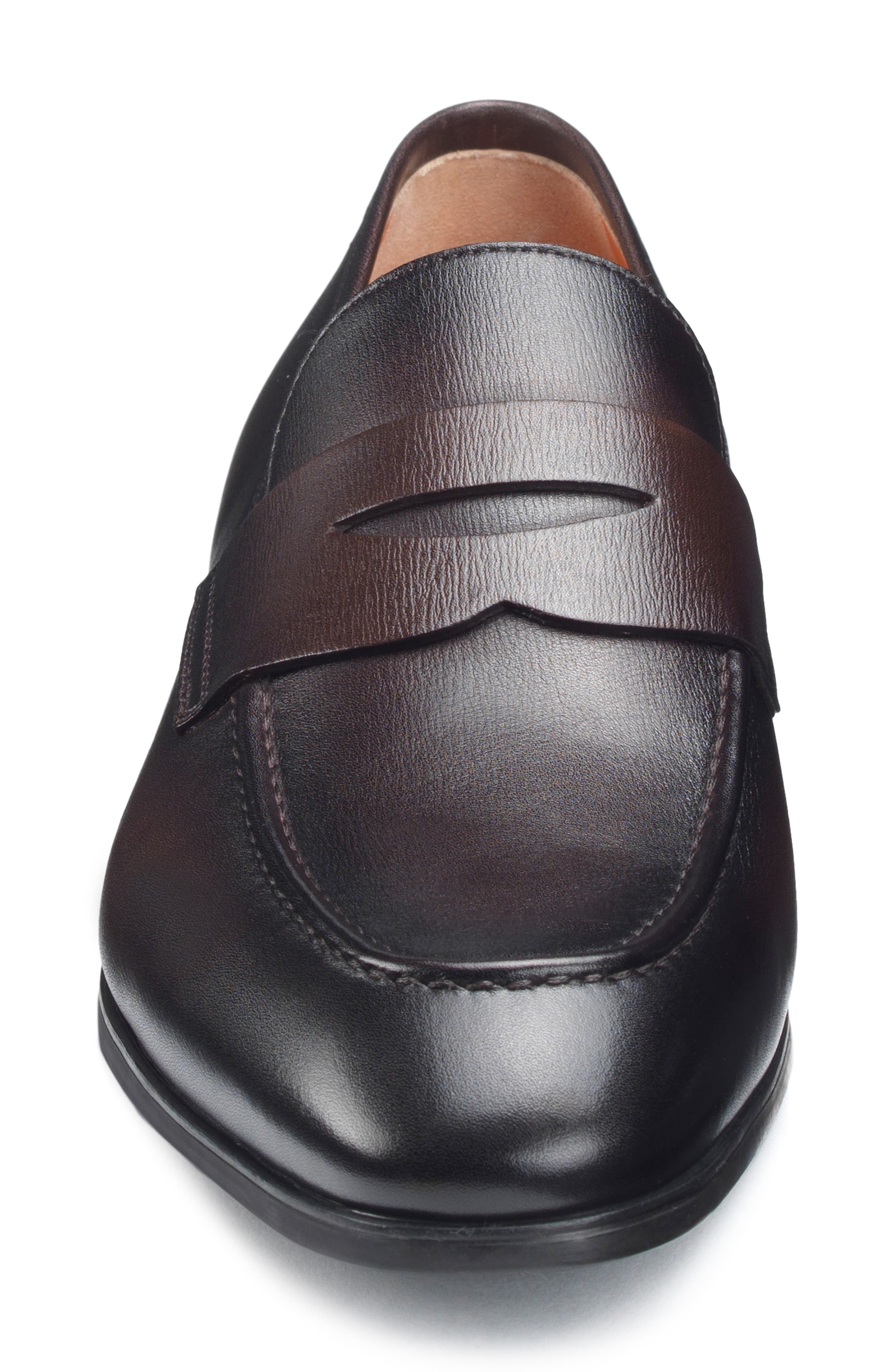 Gavin Penny Loafer, Alternate, color, BROWN