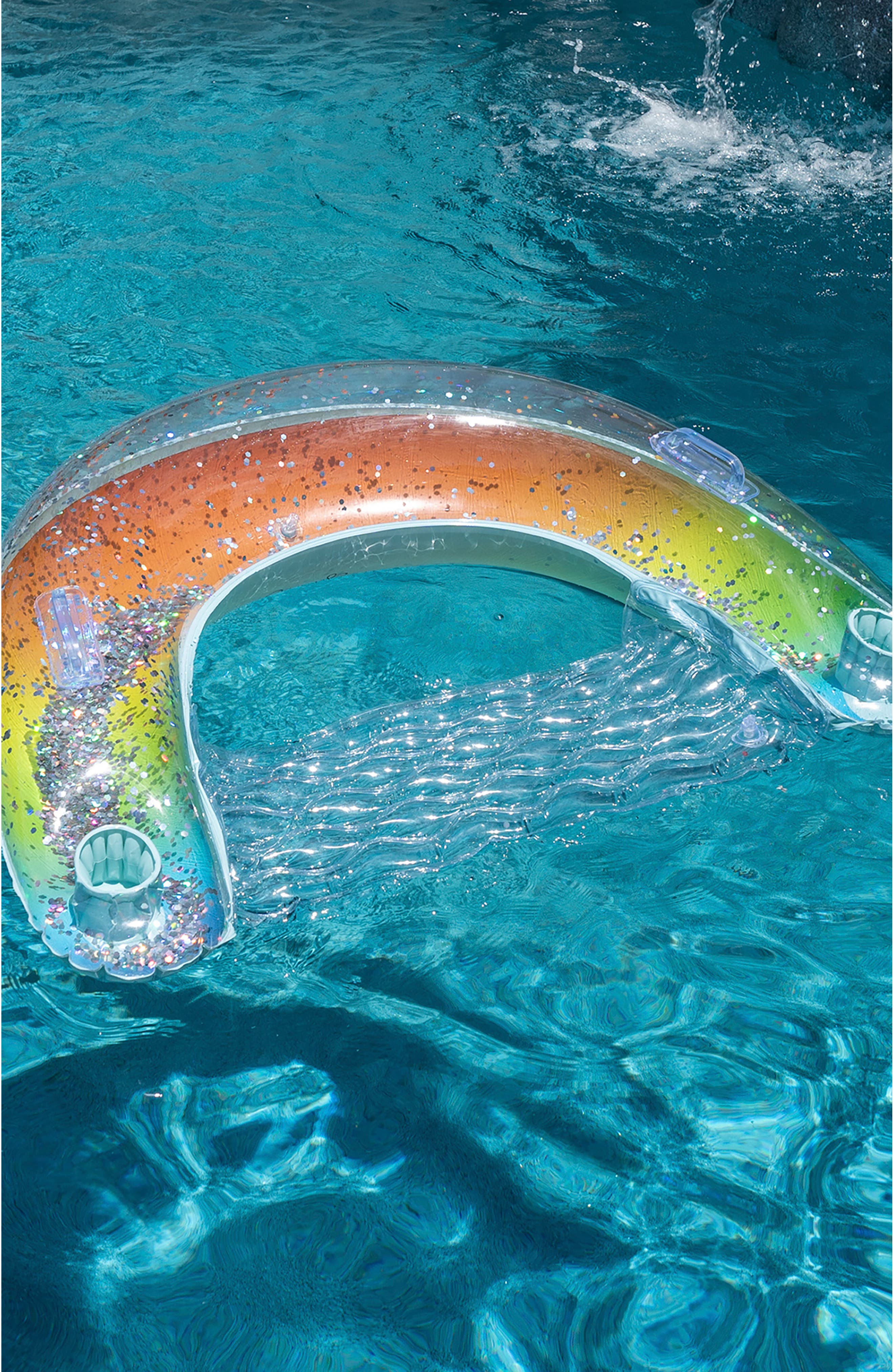 POOLCANDY Rainbow Haze Chair Pool Float | Nordstromrack