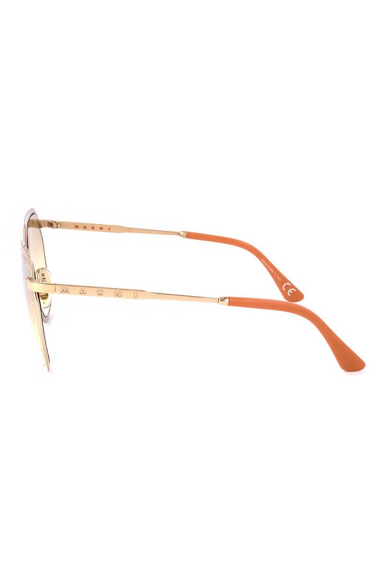 59mm Round Sunglasses, Alternate, color, GOLD / BROWN