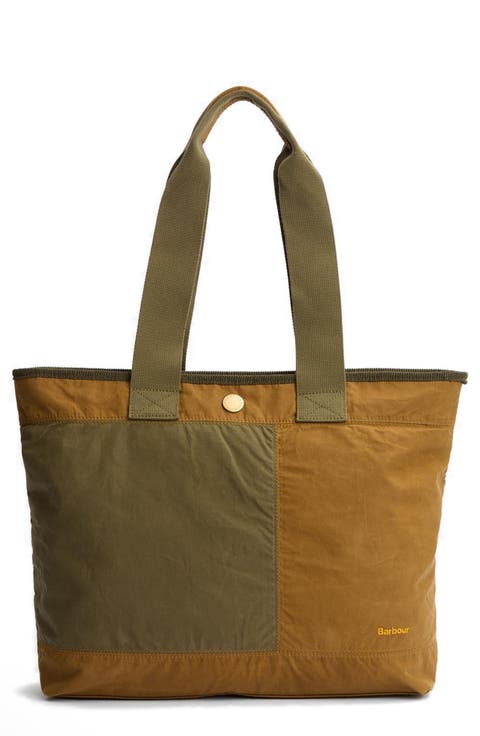 Mya Two-Tone Dry Wax Cotton Tote