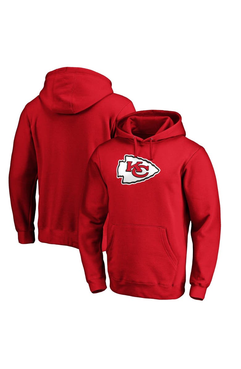 FANATICS Men's Fanatics Branded Red Kansas City Chiefs Big & Tall Primary Logo Pullover Hoodie, Main, color,