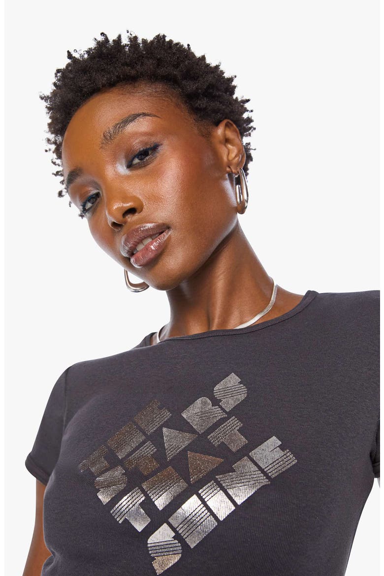 The Itty Bitty Ringer Graphic T-Shirt, Alternate, color, DAZZLE ME