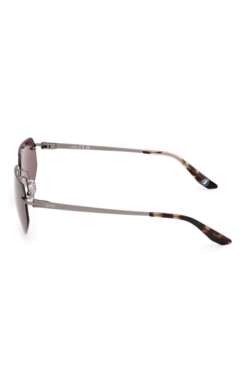 59mm Sunglasses, Alternate, color, MATTE DARK RUTHENIUM / ROVIEX