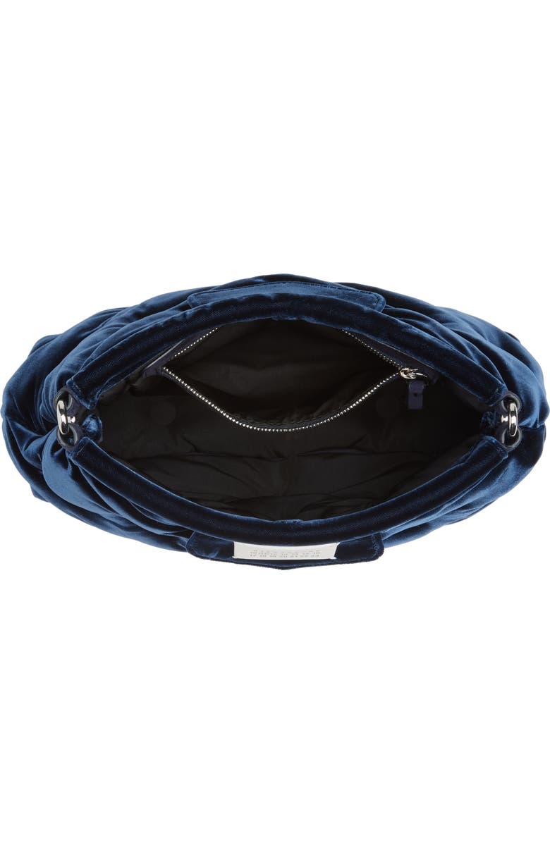 Maison Margiela Small Glam Slam Classique Velvet Clutch, Alternate, color,