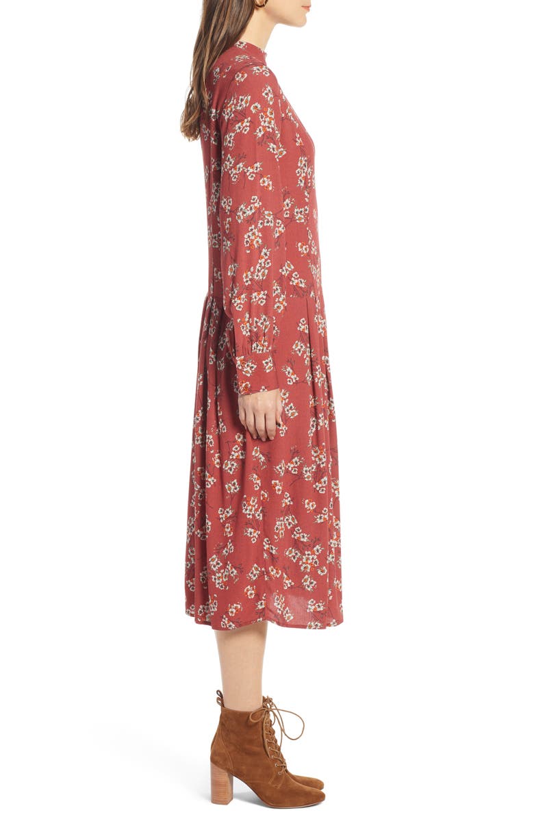 Treasure & Bond Femme Midi Dress, Alternate, color, 