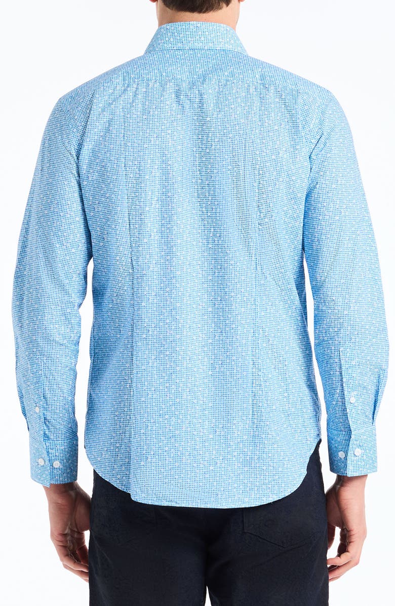 Robert Graham Jonah Long Sleeve Woven Shirt, Alternate, color, Blue