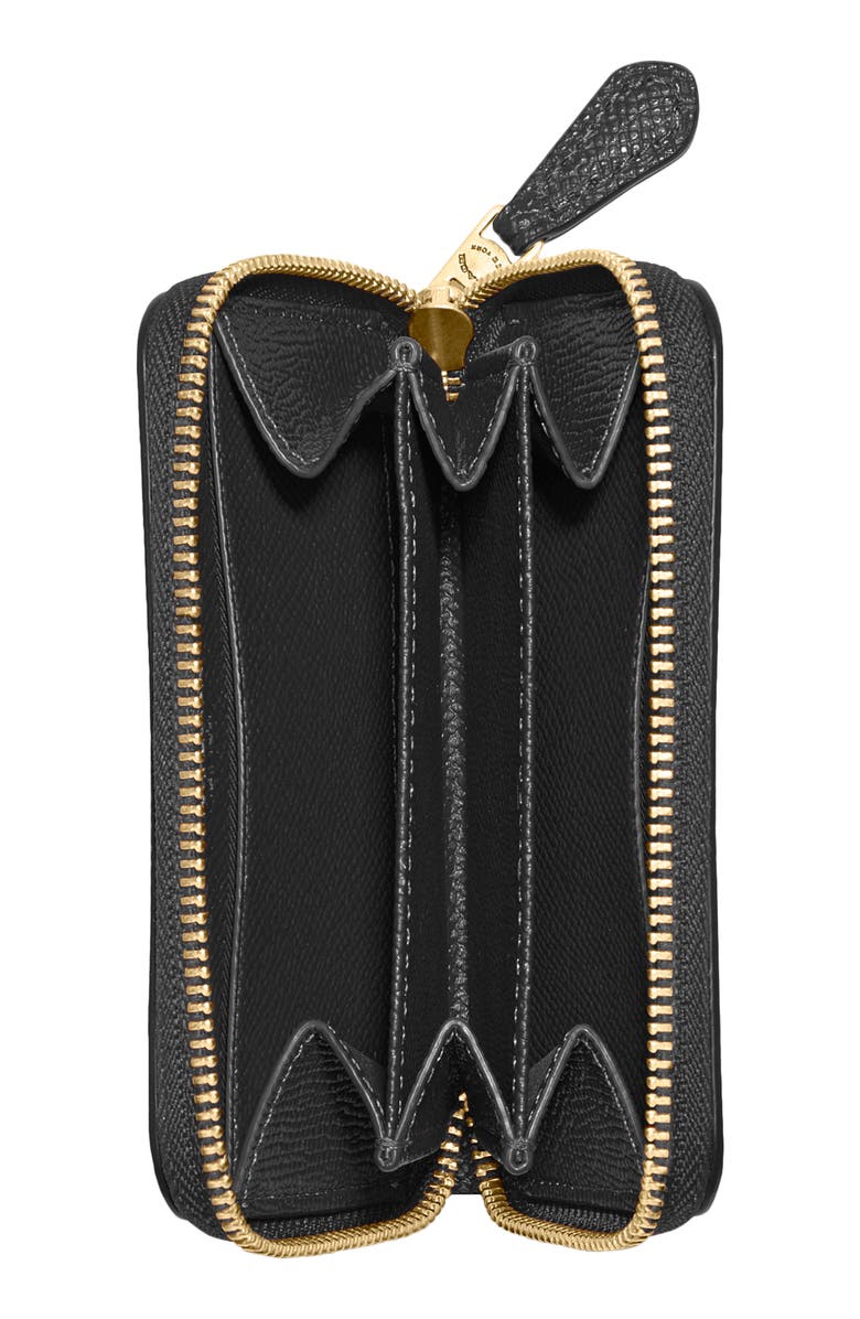 COACH Crossgrain Leather Small Zip Around Wallet, Alternate, color, 