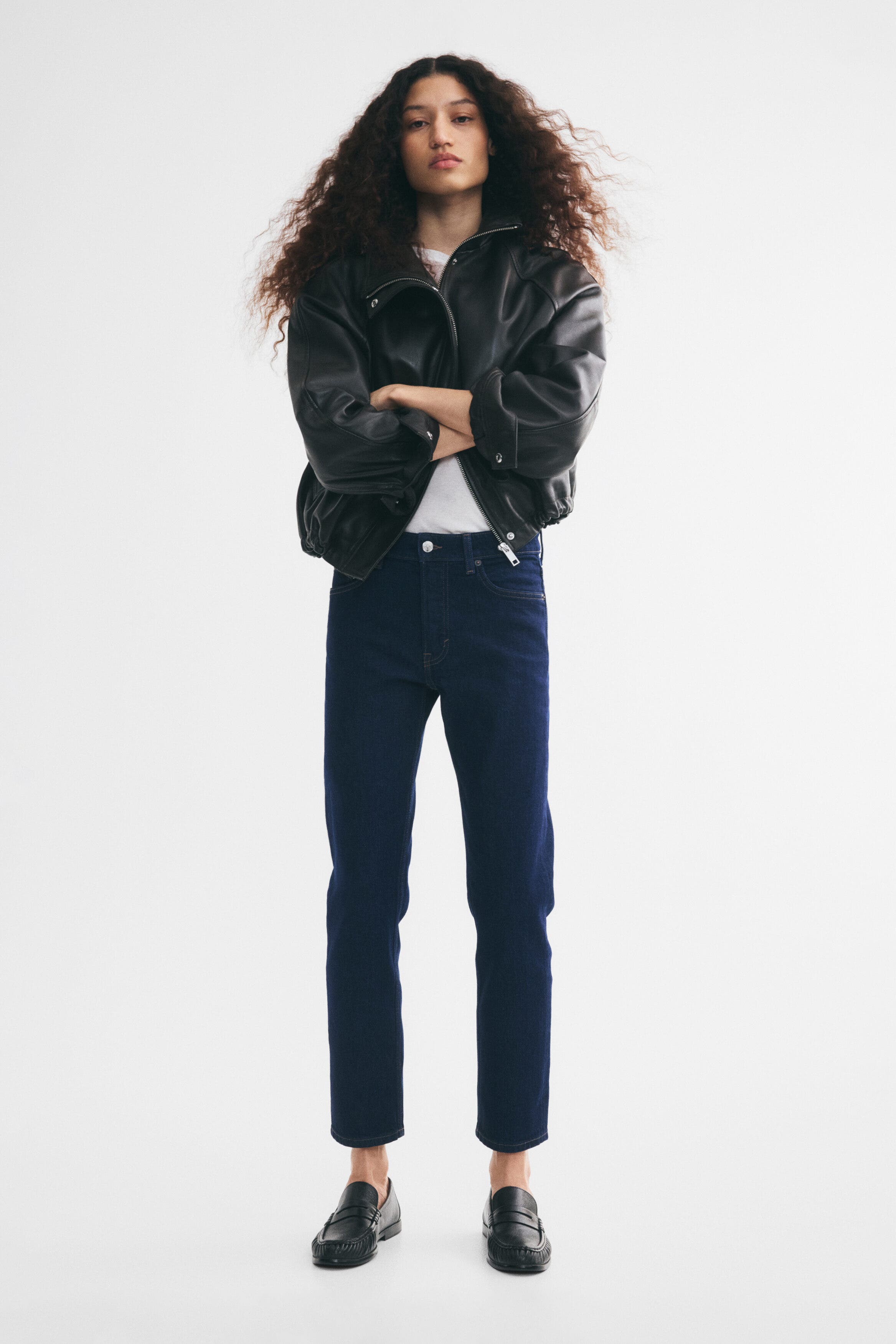 selected Dark denim blue