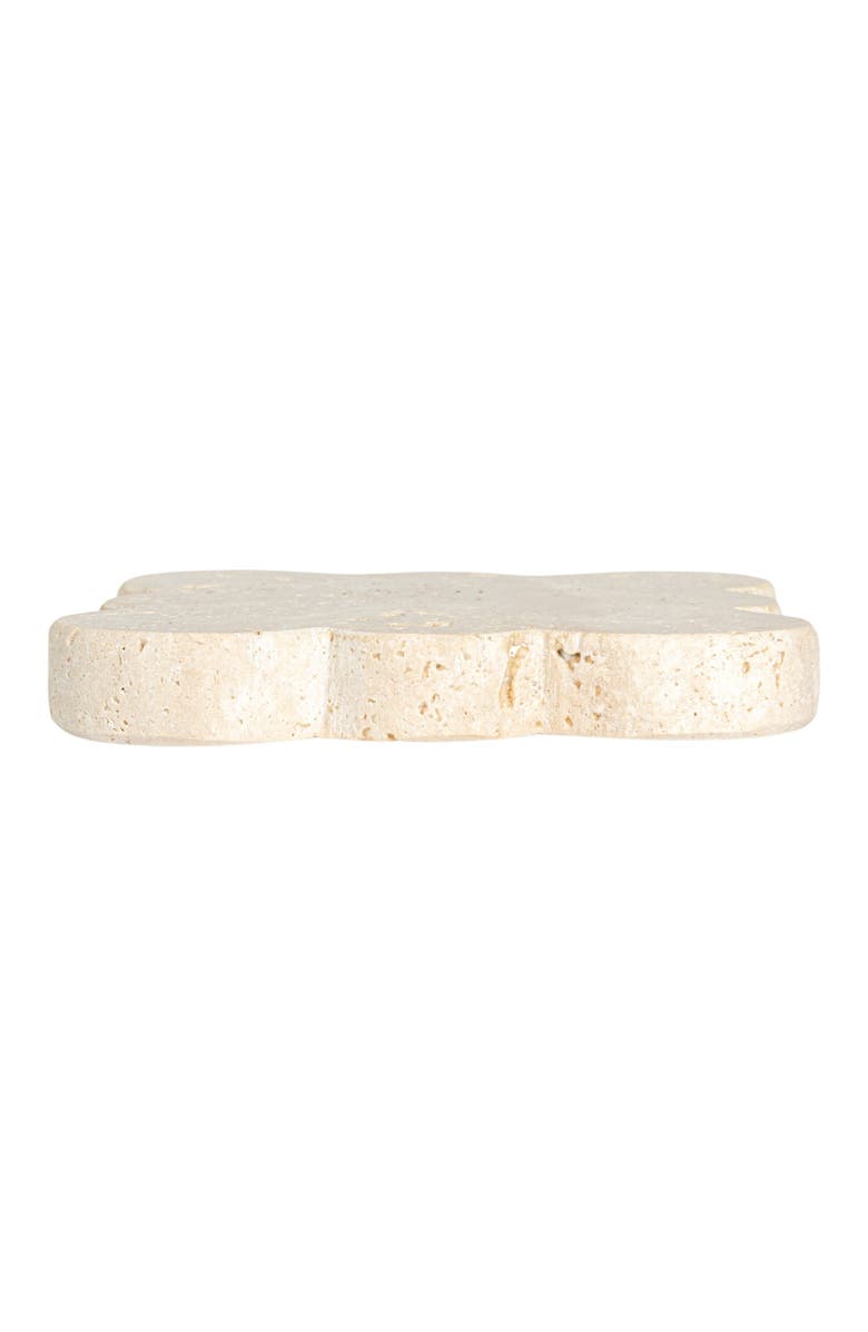 Storied Home Tuscan Elegance Travertine Coaster Set, Natural, Set of 4, Alternate, color, Natural