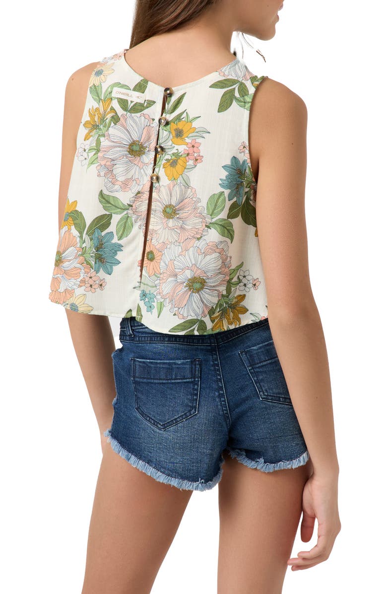 O'Neill Kids' Haisley Floral Sleeveless Top, Alternate, color, 