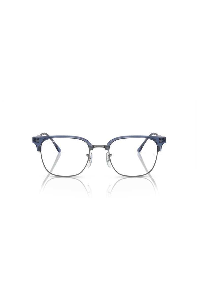 51mm Square optical glasses, Alternate, color, Blue