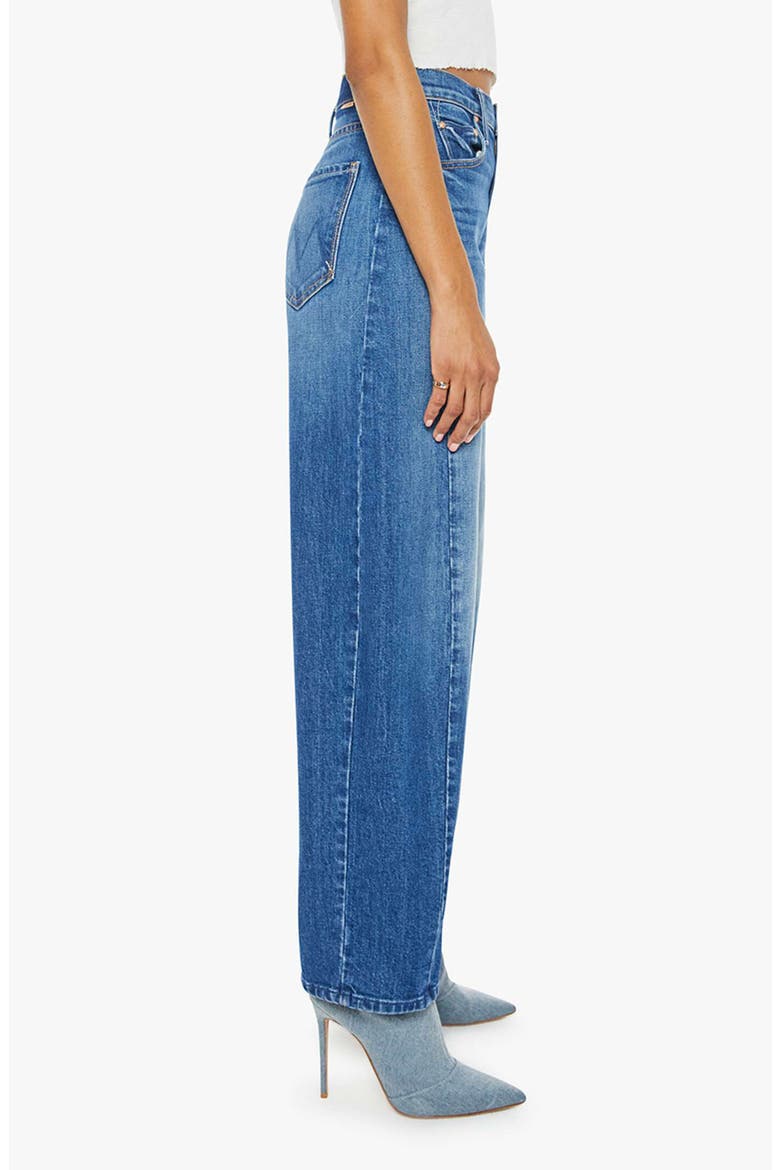 The Full Pipe Flood High Waist Barrel Leg Jeans, Alternate, color, IT'S A SMALL WORLD