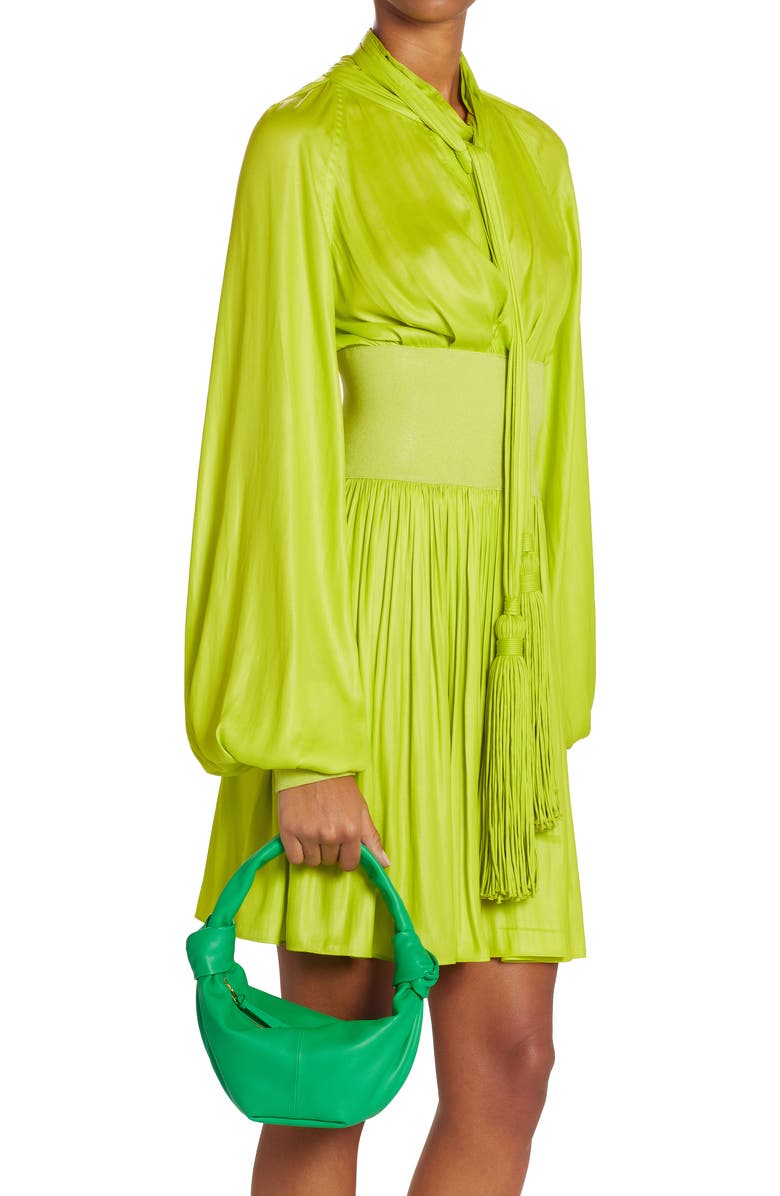 Bottega Veneta Double Knot Leather Top Handle Bag, Alternate, color,