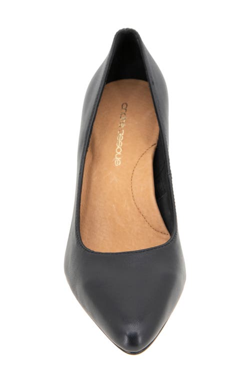 Andre Assous Wynne Leather Pump In Black