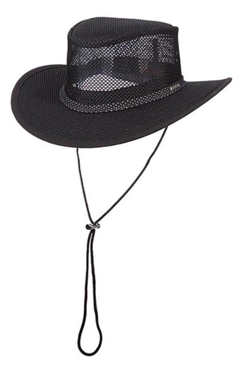 Scala Mesh Safari Hat, Main, color, Black