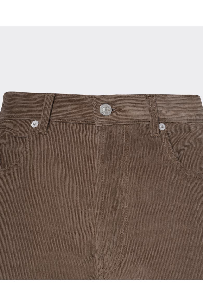 Wide-Leg Corduroy Pants, Alternate, color, Brown